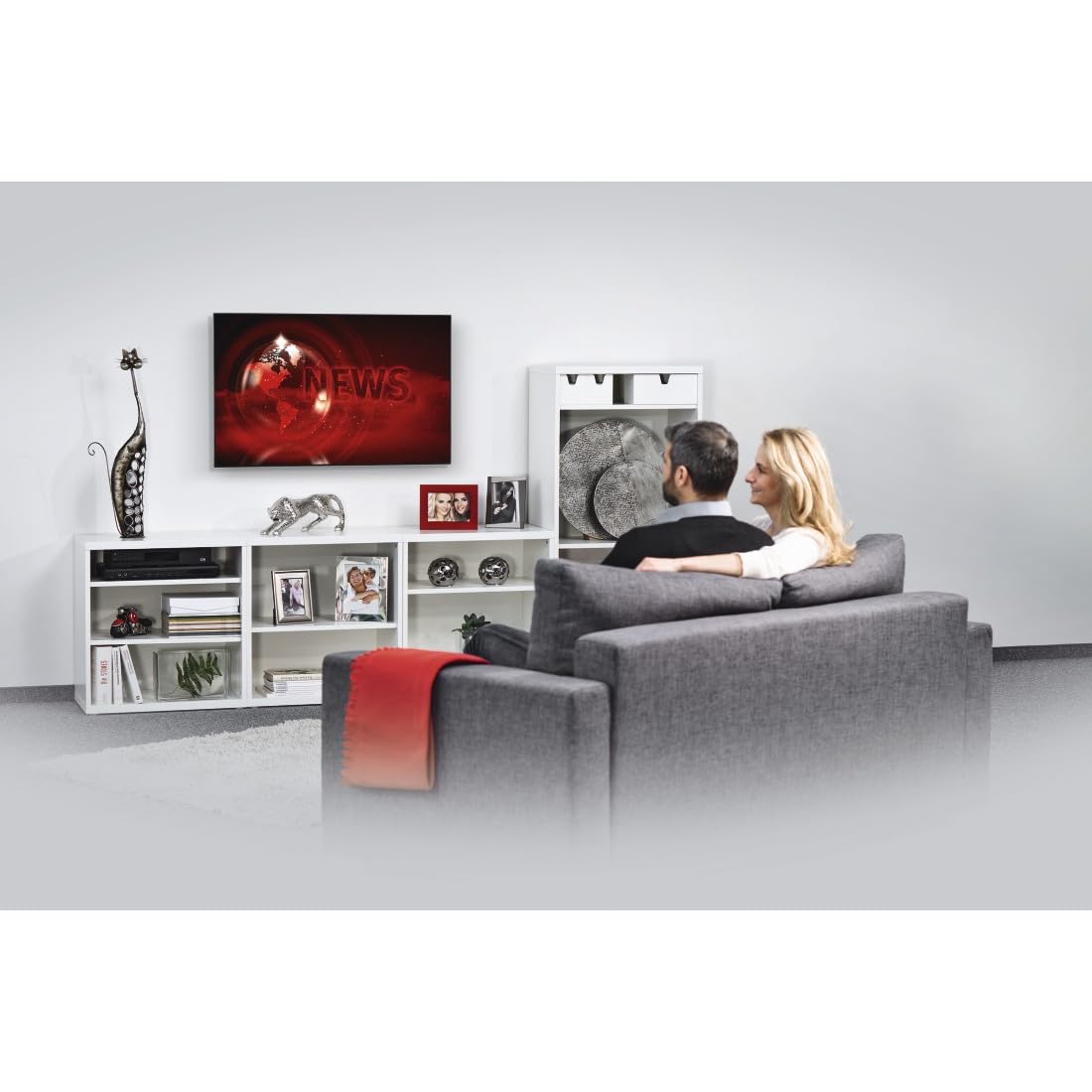 Amazon | hama ドイツ | TVウォールブラケット 固定式 19-48インチ対応